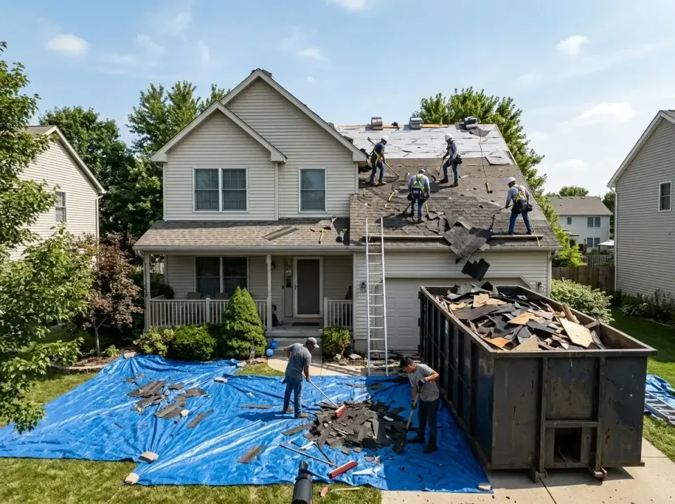 roof-replacement-debris-remova-004 — frequently asked questions, Cheapest Dumpster Rentals in Berwick, LA
